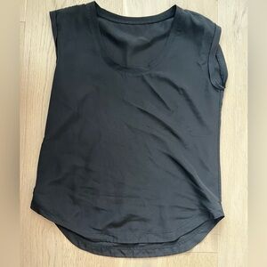 J Crew Classic Black Sleeveless Women's Silk Top